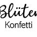 Blütenkonfetti