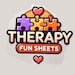 Therapy Fun Sheets