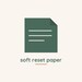 SoftResetPaper