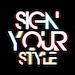SignYourStyle