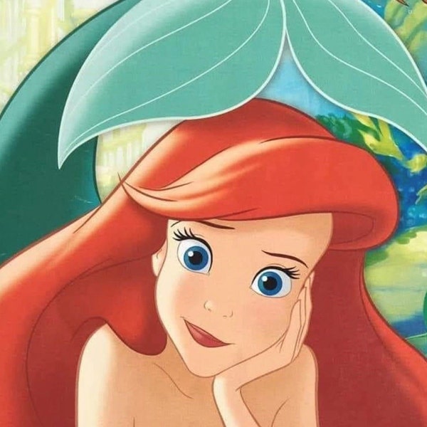 Peeking Ariel Svg, Peeking Little Mermaid Svg, Peeking Charater Svg ...
