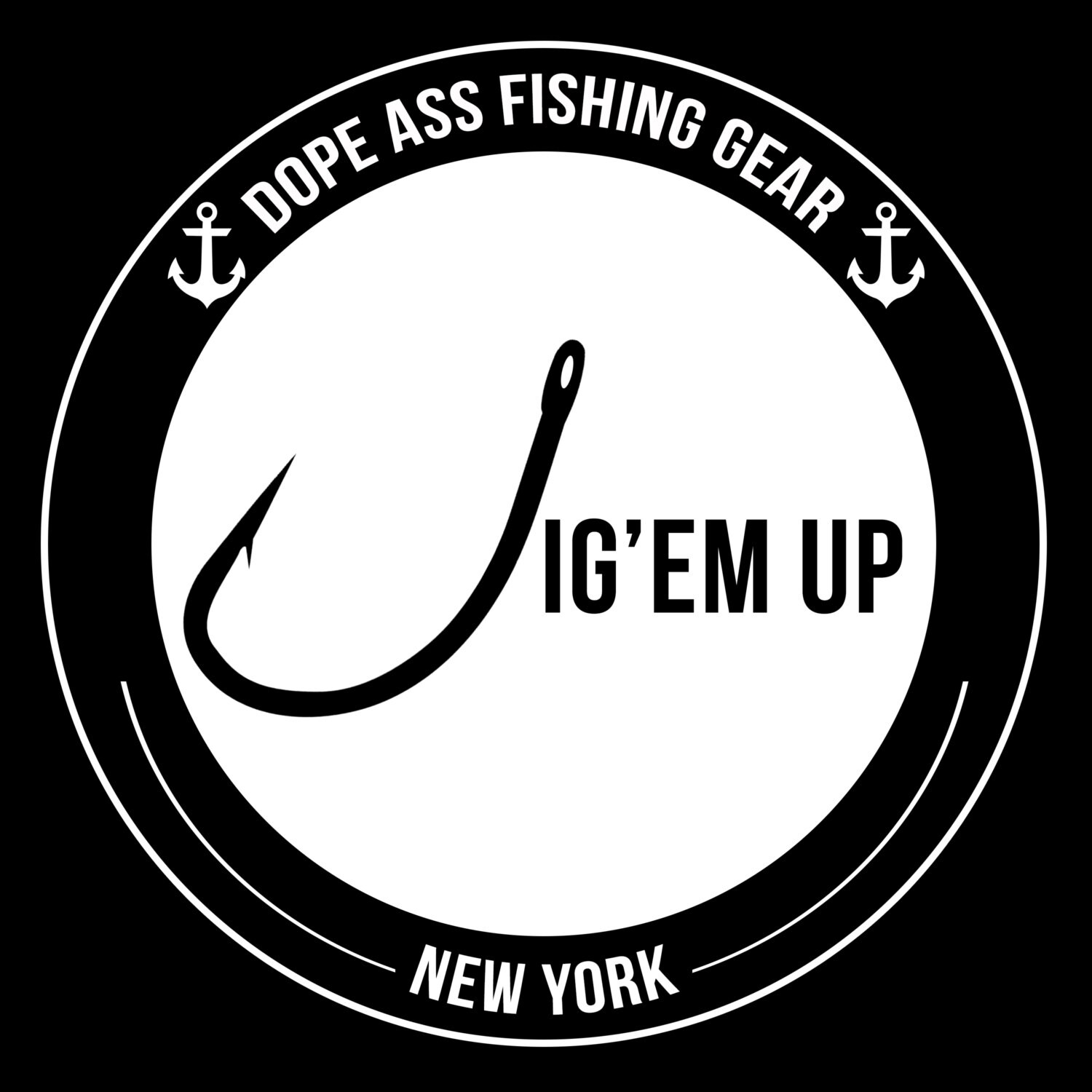 JigemUp Jig'em up Fishing Apparel Etsy