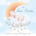 New Moon Digital Background