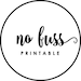 NoFussPrintable shop avatar
