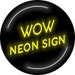Wow Neon Sign