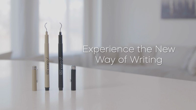 Curva Pen: Premium Felt Tip Black Pen — Calligraphy by CT
