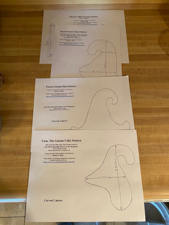 Gnome Hat Patterns